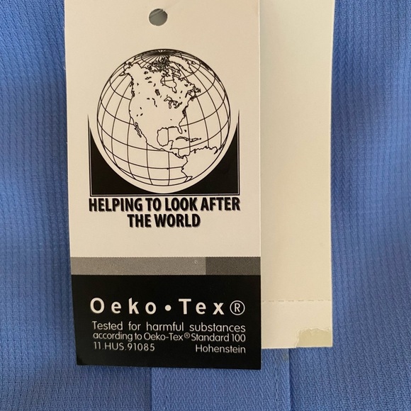 Men’s VAN HEUSEN Classic Fit French Blue Button Up Dress Shirt Size 14 1/2 NWT - Picture 3 of 9